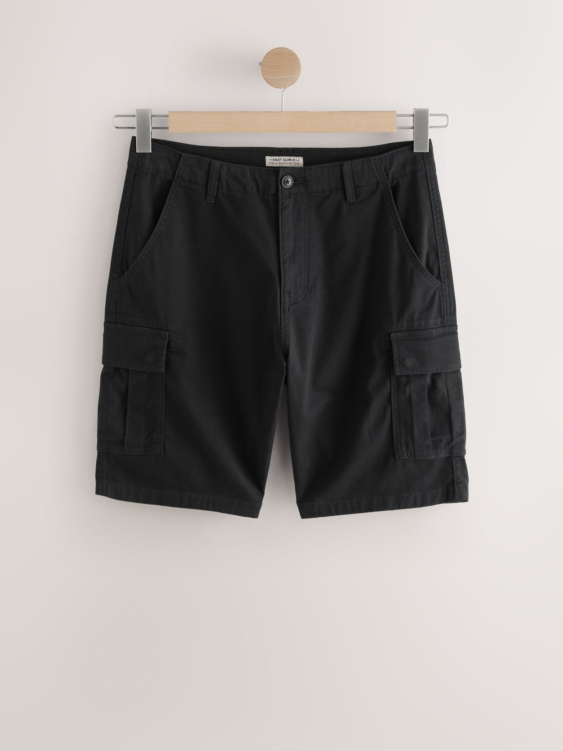Buy Black Stretch Cargo Shorts from Next USA
