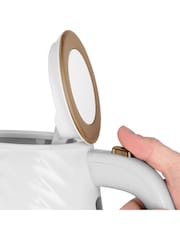 Russell Hobbs White and Gold Groove Kettle - Image 4 of 6