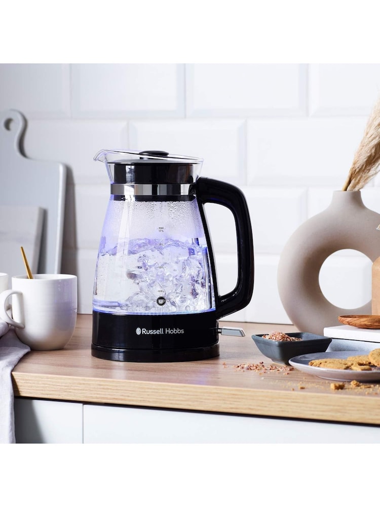 Russell Hobbs Black and Clear Classic Glass Kettle - Image 1 of 6
