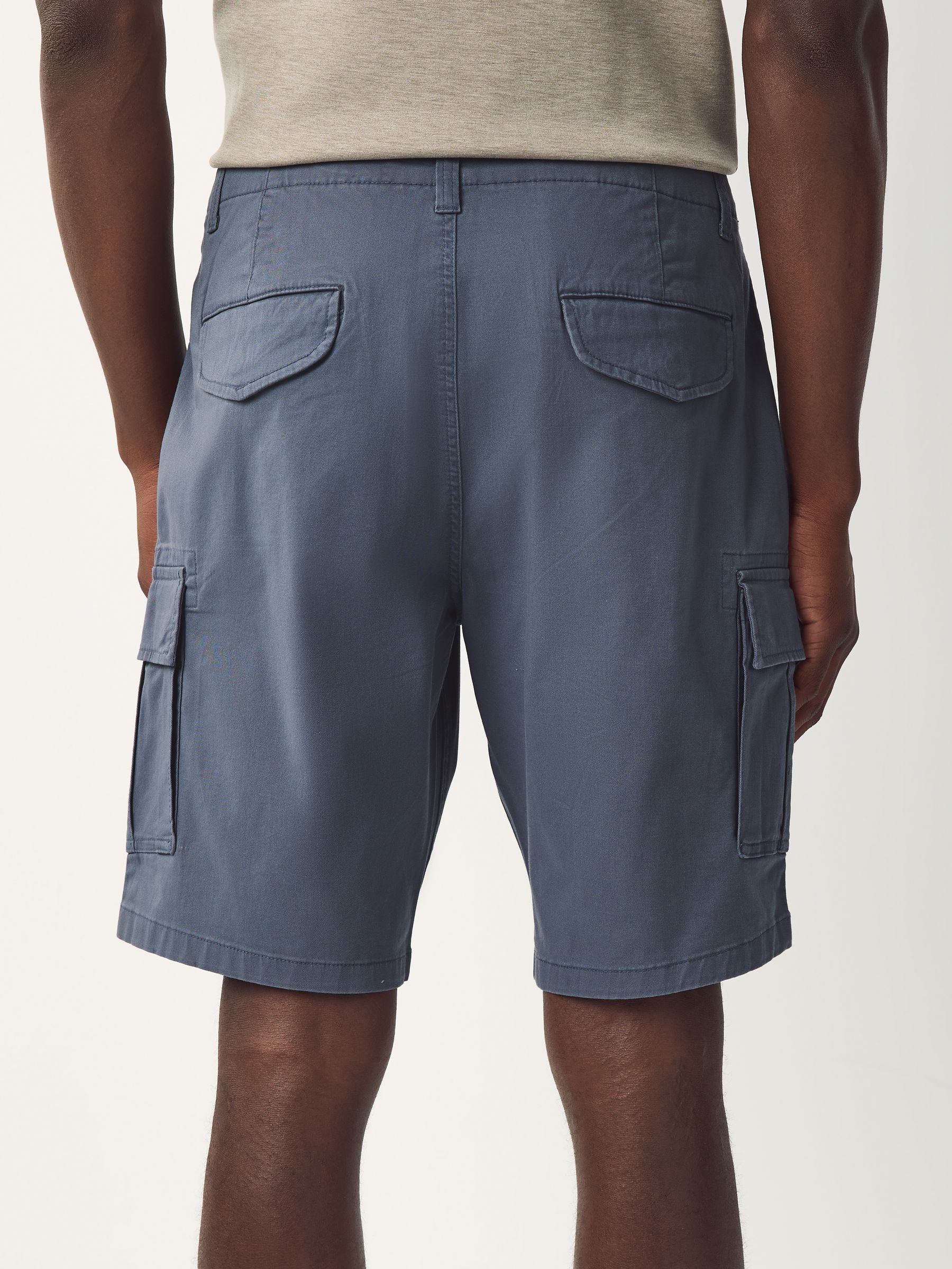 Buy Blue Stretch Cargo Shorts from Next Luxembourg