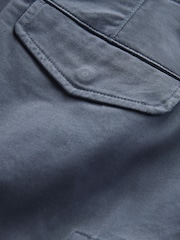 Blue Stretch Cargo Shorts - Image 7 of 8