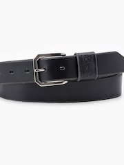 Levi's® Black Wide Loop Two Horse Logo Belt - Image 1 of 3