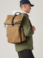 Levi's® Khaki/Stone LPack Rolltop Commuter Backpack - Image 6 of 6