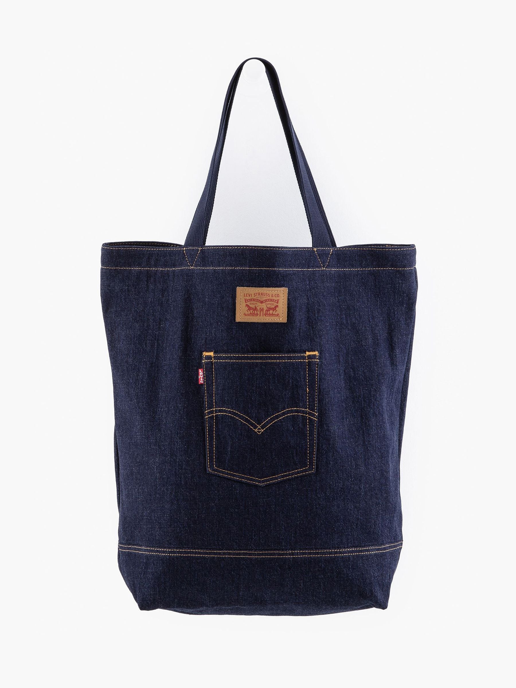 Old Jeans Bag Making Levi's® X Super Mario Front Pocket Tote Bag Blue Levi's® CZ main image 1