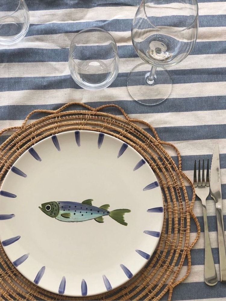 The Platera Blue Gone Fishing Atun Side Plate - Image 2 of 4 The Platera Blue Gone Fishing Atun Side Plate - Image 2 of 4