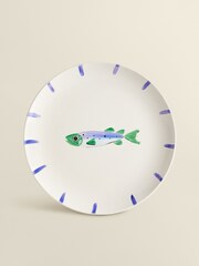 The Platera Blue Gone Fishing Atun Side Plate - Image 3 of 4
