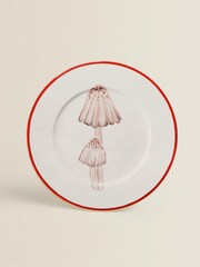 The Platera Red Mushroom Egiptia Side Plate - Image 2 of 3