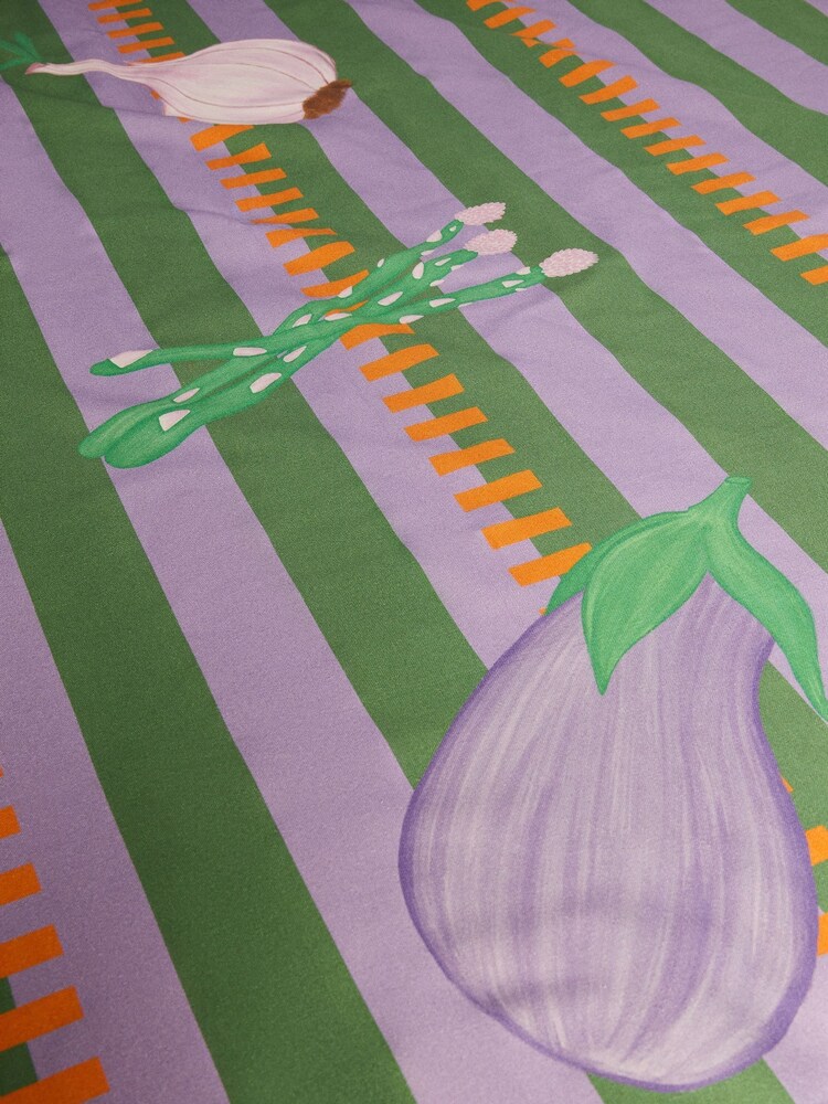 The Platera Green Veggie Tablecloth - Image 3 of 3 The Platera Green Veggie Tablecloth - Image 3 of 3