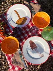 The Platera Red Mushroom Slim Side Plate - Image 1 of 4