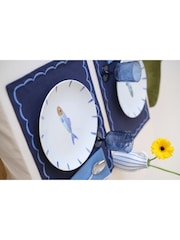 The Platera Blue Embroidery Placemat - Image 1 of 4