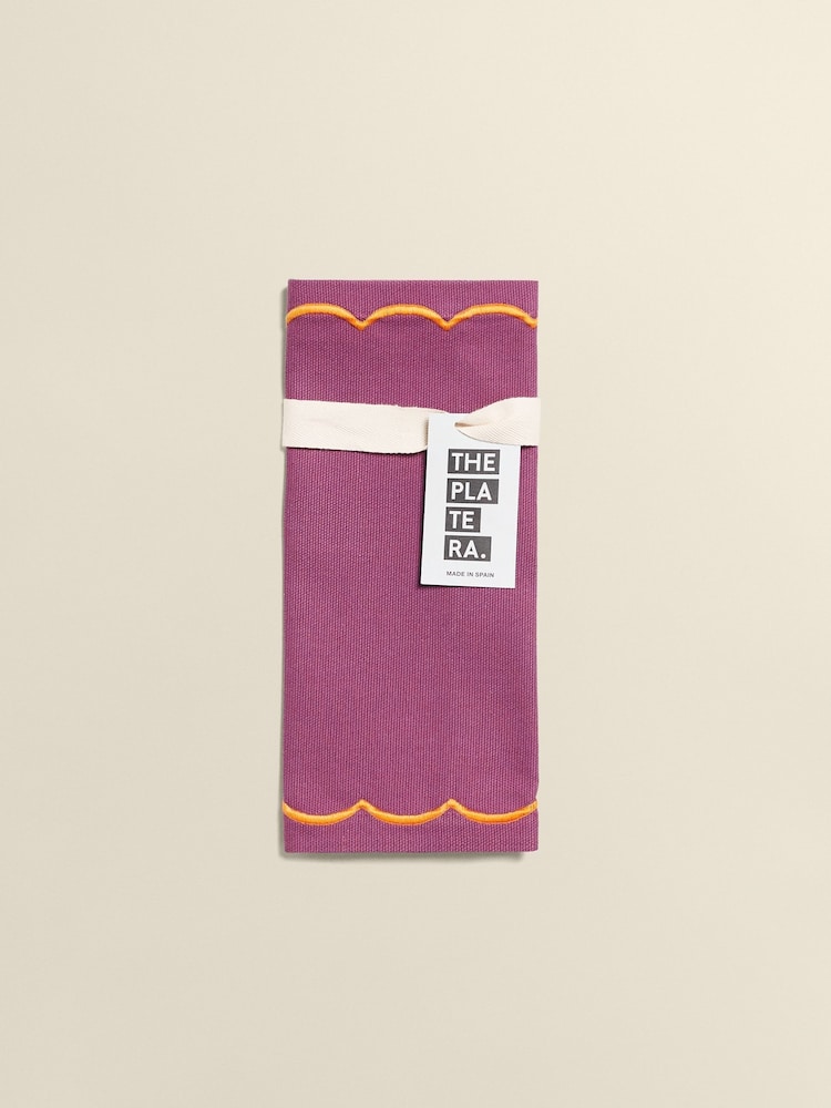 The Platera Pink Embroidery Placemat - Image 3 of 3