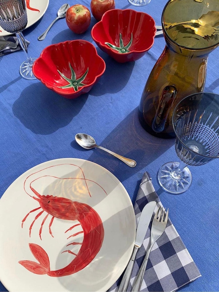 The Platera Red Marisco Gamba Salad Plate - Image 3 of 3