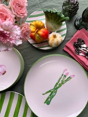 The Platera Green Veggies Asparagus Dinner Plate - Image 3 of 3