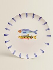The Platera Blue Gone Fishing Nema Sardina Salad Plate - Image 3 of 4