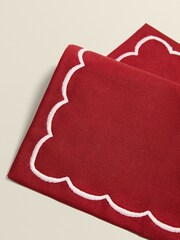 The Platera Red Embroidery Placemats - Image 2 of 3