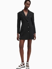 AllSaints Black Erykah Blazer Dress - Image 1 of 8