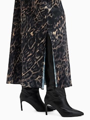 AllSaints Brown Bryony Skirt - Image 2 of 6