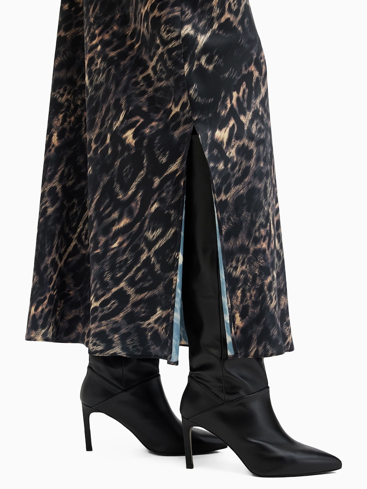 AllSaints Brown Bryony Skirt - Image 2 of 6