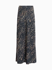 AllSaints Brown Bryony Skirt - Image 6 of 6