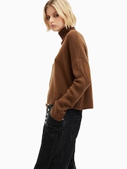 AllSaints Brown Ines Jumper - Image 4 of 8