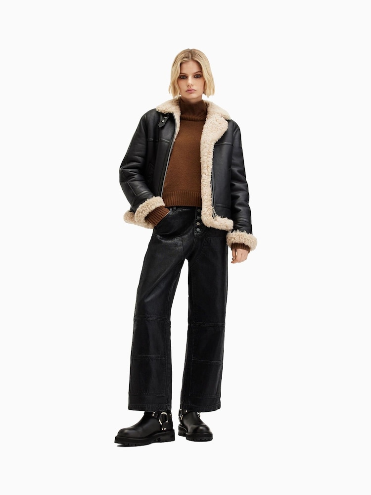 AllSaints Brown Ines Jumper - Image 6 of 8