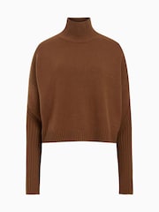 AllSaints Brown Ines Jumper - Image 8 of 8