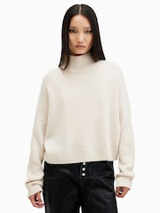 AllSaints White Ines Jumper - Image 3 of 8