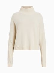 AllSaints White Ines Jumper - Image 8 of 8