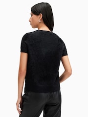 AllSaints Black Rebel T-Shirt - Image 6 of 7