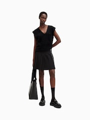 AllSaints Black Kilter Skirt - Image 4 of 7