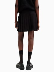 AllSaints Black Kilter Skirt - Image 5 of 7