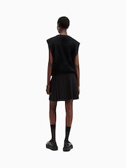 AllSaints Black Kilter Skirt - Image 6 of 7