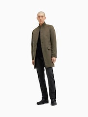 AllSaints Green Hargrove Coat - Image 1 of 8