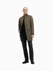AllSaints Green Hargrove Coat - Image 3 of 8