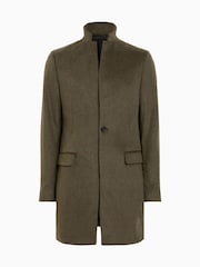 AllSaints Green Hargrove Coat - Image 8 of 8