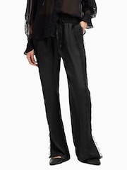 AllSaints Black Tyler Lace Trousers - Image 2 of 9
