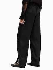 AllSaints Black Tyler Lace Trousers - Image 6 of 9
