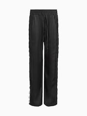 AllSaints Black Tyler Lace Trousers - Image 9 of 9