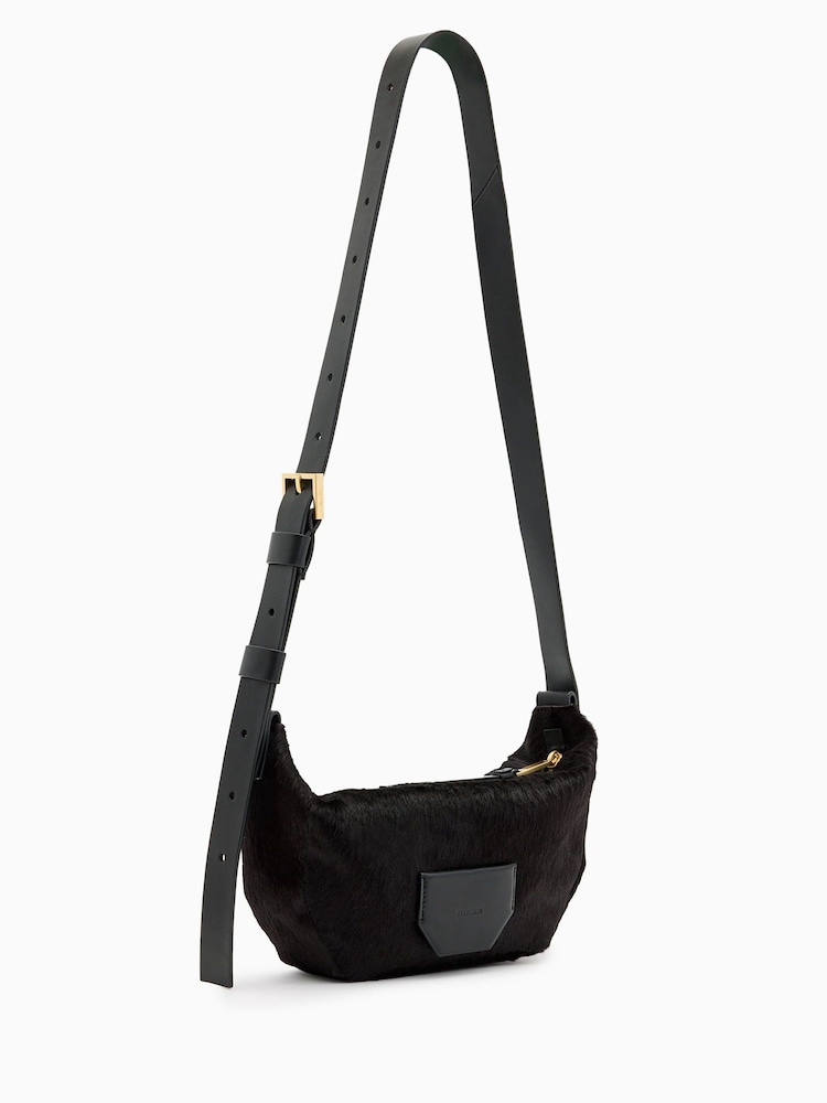 AllSaints Red Madea Luxe Cross-Body Bag - Image 2 of 6