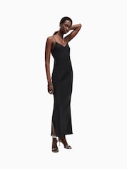 AllSaints Black Bryony Maxi Dress - Image 3 of 6