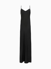 AllSaints Black Bryony Maxi Dress - Image 6 of 6