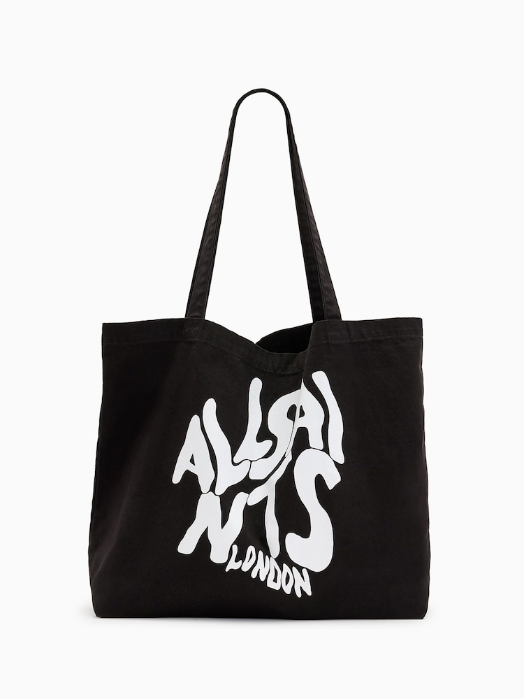 AllSaints Black Orlando Tote Bag - Image 1 of 9