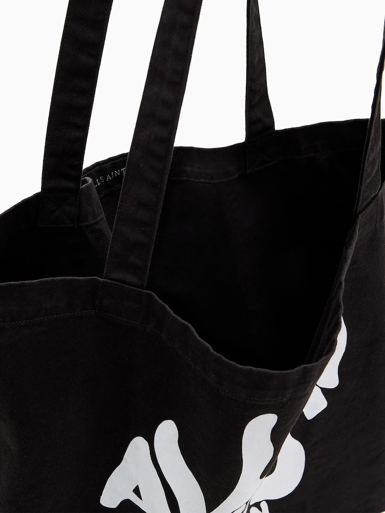 AllSaints Black Orlando Tote Bag - Image 2 of 9