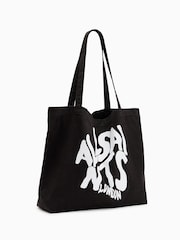 AllSaints Black Orlando Tote Bag - Image 3 of 9
