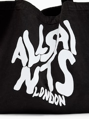 AllSaints Black Orlando Tote Bag - Image 4 of 9