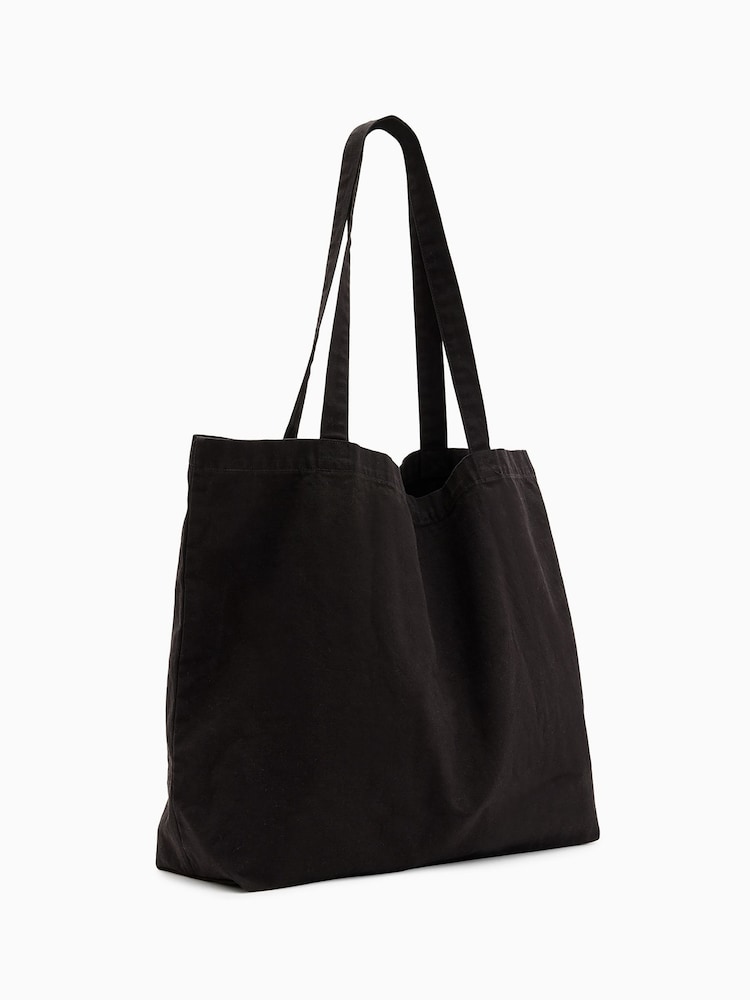AllSaints Black Orlando Tote Bag - Image 5 of 9