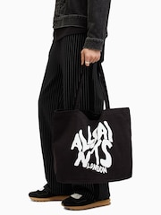 AllSaints Black Orlando Tote Bag - Image 7 of 9