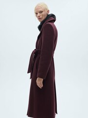 Mango Burgundy Smart Coat - Image 3 of 7