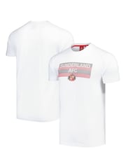 Fanatics Sunderland Raised Rubber Graphic 100% Cotton White T-Shirt - Image 1 of 3