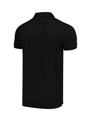 Fanatics Sunderland Mono Black 100% Cotton Polo Shirt - Image 3 of 3